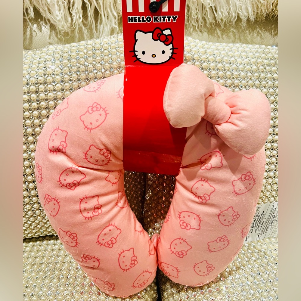 New Limited Edition neck travel pillow with decorative bow